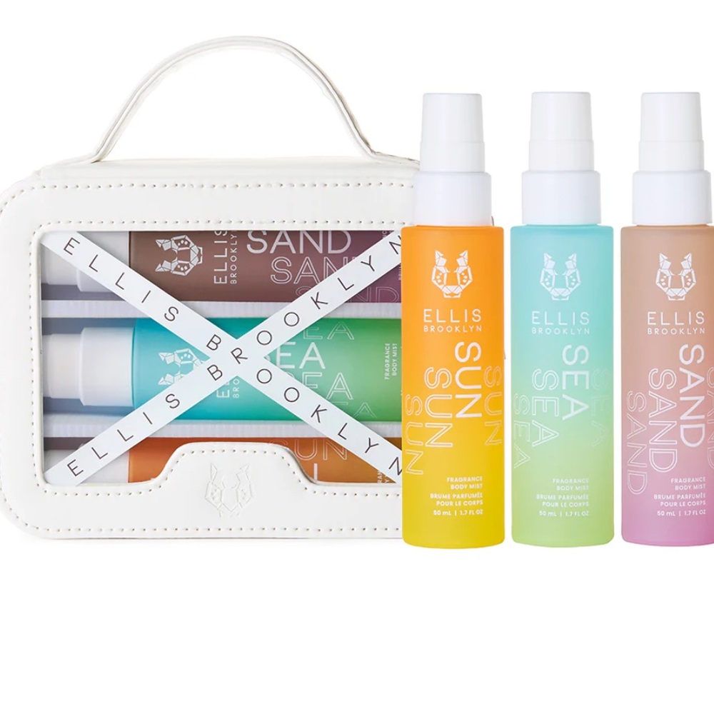 New Ellis Brooklyn BEACH READ
HAIR AND BODY FRAGRANCE MIST TRIO